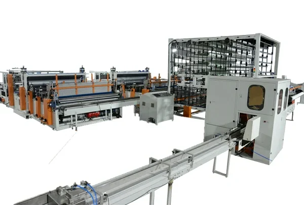2-Color Printing & Glue Lamination Toilet Paper Converting Machine