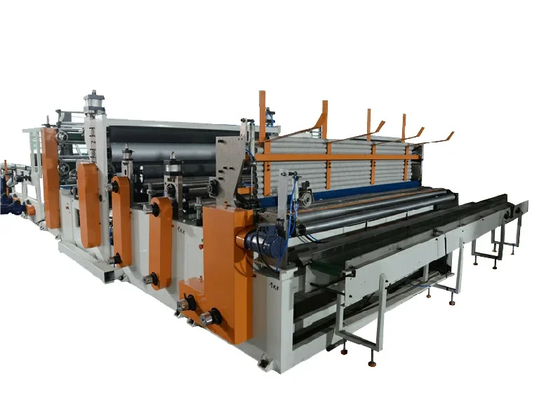 2-Color Printing & Glue Lamination Toilet Paper Converting Machine
